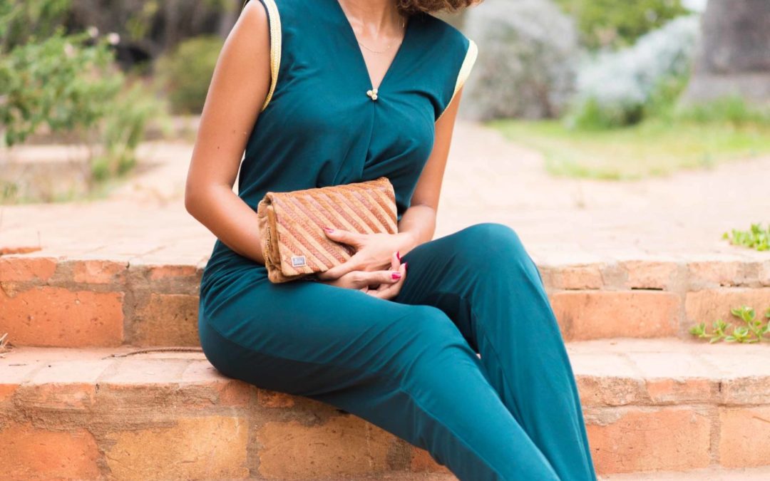 Special events series: Green jumpsuit as a wedding guest outfit
