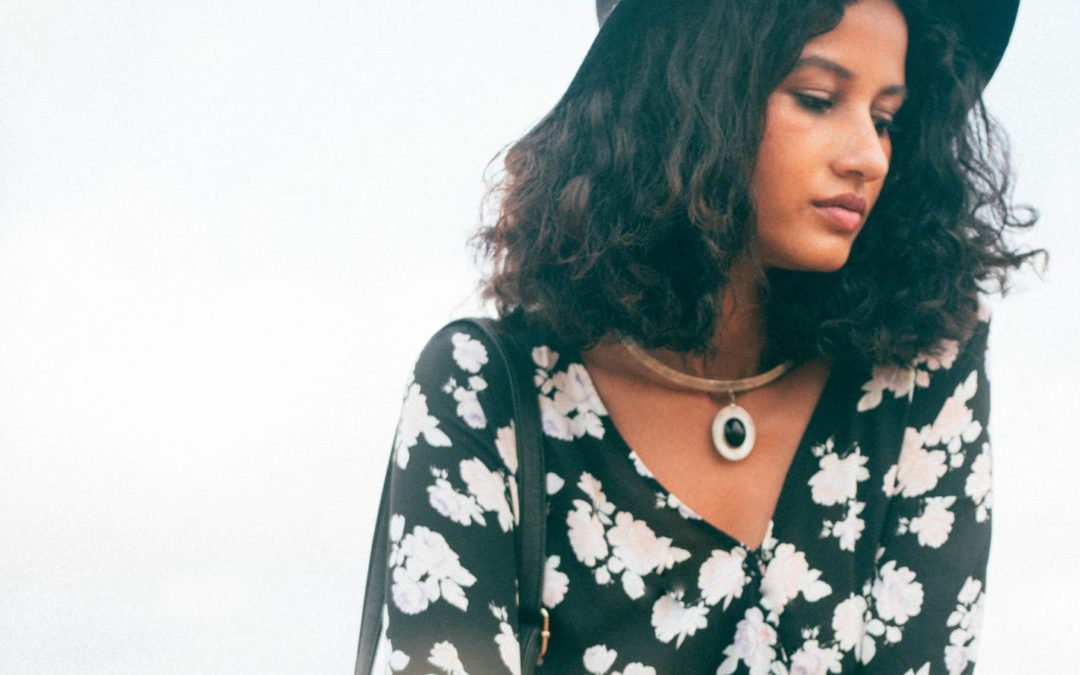Bohemian floral playsuit