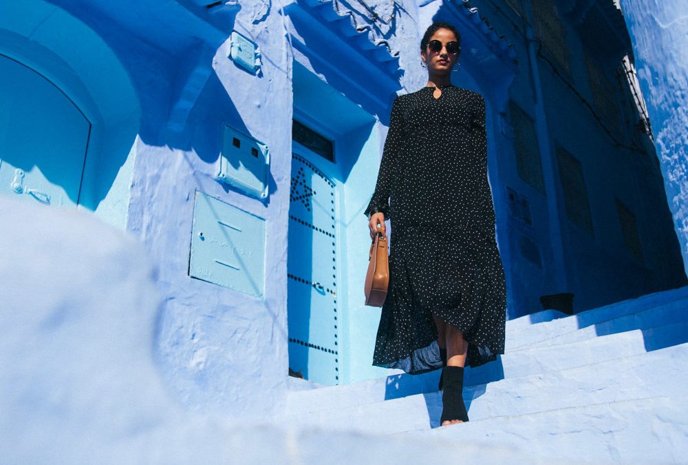 Moments in Chefchaouen: Riva fashion fall collection