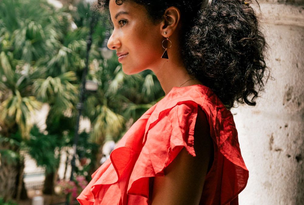 Red ruffles in Merida